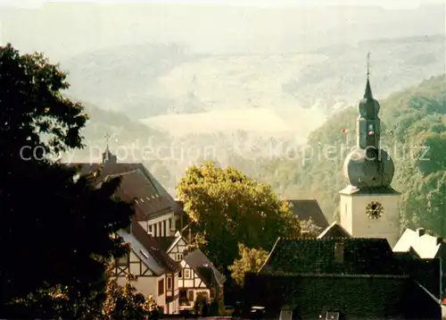 AK / Ansichtskarte Arnsberg_Westfalen Altstadtwinkel mit Kirche Arnsberg_Westfalen