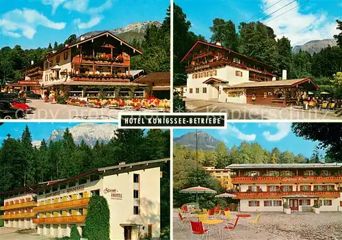 AK / Ansichtskarte Berchtesgaden Hotel Koenigssee Betriebe Sporthotel Teilansichten Berchtesgaden