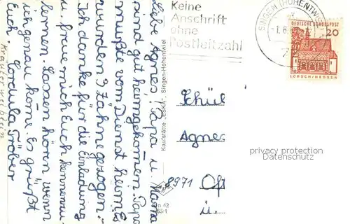 AK / Ansichtskarte Singen_Hohentwiel Panorama Singen Hohentwiel