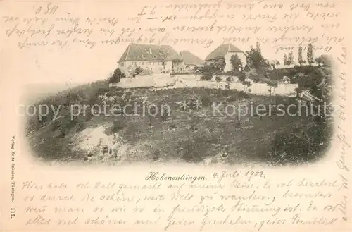 AK / Ansichtskarte Hohenentringen_Tuebingen Panorama Hohenentringen Tuebingen
