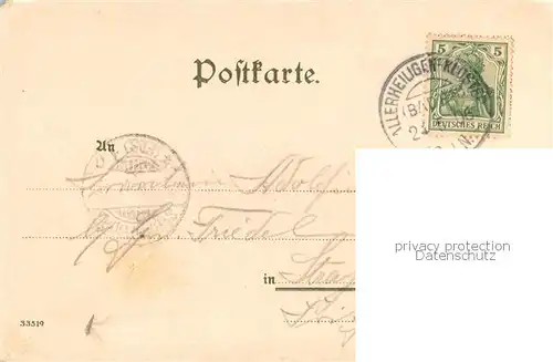 AK / Ansichtskarte Allerheiligen_Oppenau Kloster Allerheiligen_Oppenau