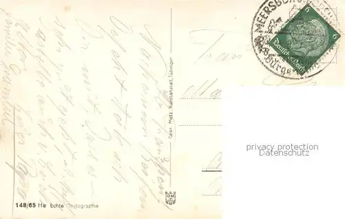 AK / Ansichtskarte Meersburg_Bodensee bei Stadtbeleuchtung Meersburg Bodensee