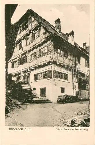 AK / Ansichtskarte Biberach__Riss Altes Haus am Weberberg 