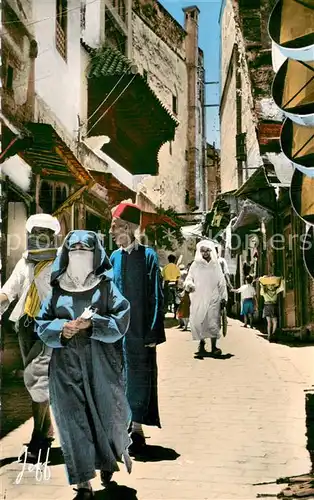 AK / Ansichtskarte Fes__Fez_Maroc Rue en Medina 