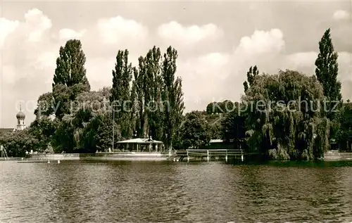 AK / Ansichtskarte Allensbach_Bodensee Strandbad Allensbach_Bodensee