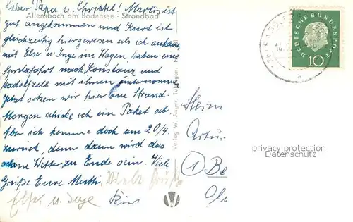 AK / Ansichtskarte Allensbach_Bodensee Strandbad Allensbach_Bodensee