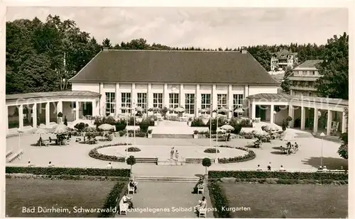 AK / Ansichtskarte Bad_Duerrheim Kurgarten Bad_Duerrheim