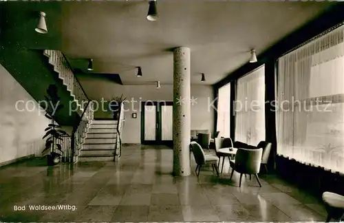 AK / Ansichtskarte Bad_Waldsee Empfangsstelle im Staedt Kurheim Bad_Waldsee