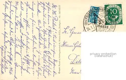 AK / Ansichtskarte Friedrichshafen_Bodensee Inneres der St Petrus Canisius Kirche Friedrichshafen Bodensee