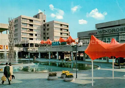 AK / Ansichtskarte Frankfurt_Main Einkaufszentrum Nordwest Stadt Springbrunnen Frankfurt Main