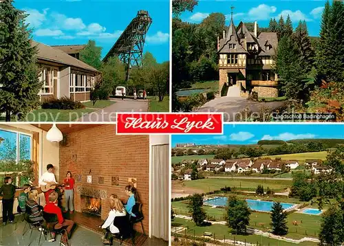 AK / Ansichtskarte Meinerzhagen Haus Lyck Schullandheim Freibad Jagdschloss Badinghagen Meinerzhagen