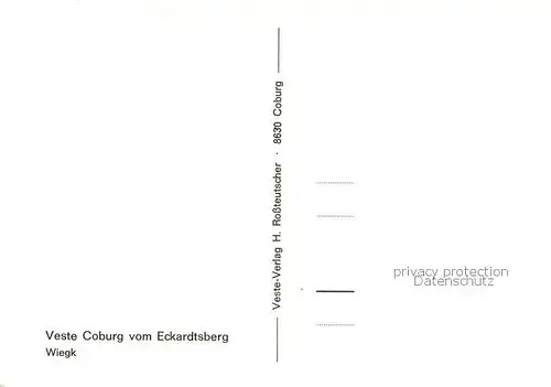 AK / Ansichtskarte Coburg Veste Ansicht vom Eckardtsberg aus Schafherde Wiegk Kuenstlerkarte Coburg