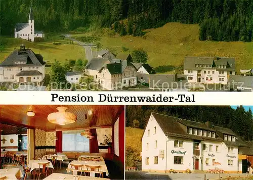 AK / Ansichtskarte Duerrenwaid Gasthof Pension Duerrenwaider Tal Kirche Duerrenwaid