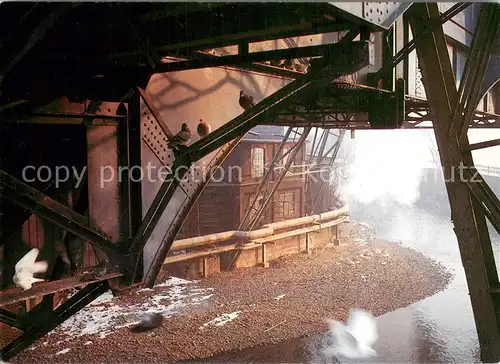 AK / Ansichtskarte Wuppertal Oberbarmen Blick unter Schwebebahnstation Wupperfeld 12 Ansichten einer Stadt 4. Serie Nr. 4 Wuppertal