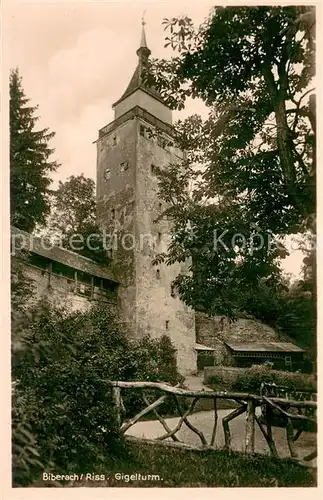 AK / Ansichtskarte Biberach__Riss Gigelturm 