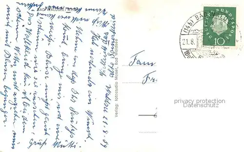 AK / Ansichtskarte Bad_Waldsee Schwanenfamilie auf dem Stadtsee Bad_Waldsee