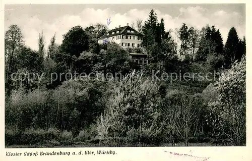 AK / Ansichtskarte Ulm__Donau Kloster Schloss Brandenburg an der Iller 