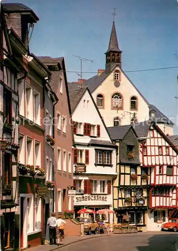 AK / Ansichtskarte Bernkastel Kues Burgstrasse mit ehemaligem Kapuzinerkloster Bernkastel Kues