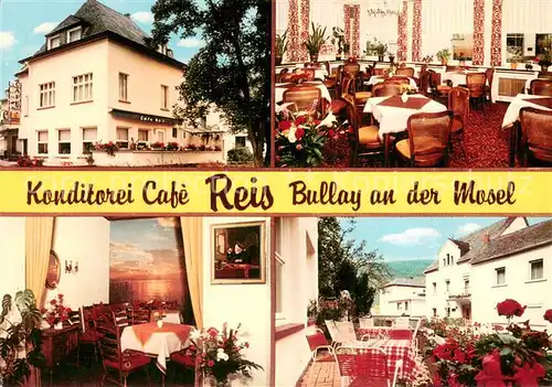 AK / Ansichtskarte Bullay_Mosel Konditorei Cafe Reis Bullay_Mosel