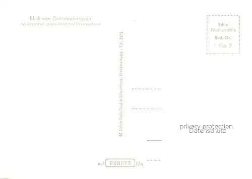 AK / Ansichtskarte Meierhof_Wald Panorama Blick von Gottsmannsgruen ins Zegasttal Meierhof Wald