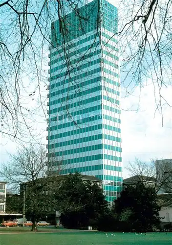 AK / Ansichtskarte Hagen_Westfalen Sparkassenhochhaus am Volkspark Hagen_Westfalen