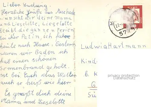 AK / Ansichtskarte Meschede Panorama Kaier Otto Platz Klause Hennesee Meschede