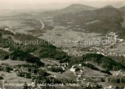 AK / Ansichtskarte Duerrnberg_Hallein_AT Fliegeraufnahme mit Salzachtal 