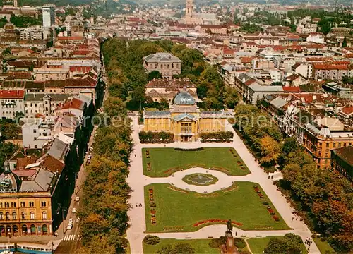 AK / Ansichtskarte Zagreb_Agram_Croatia Fliegeraufnahme 