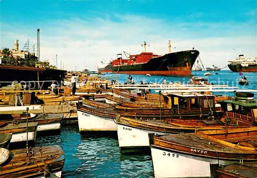 AK / Ansichtskarte Port Said_Egypt Hafenpartie 