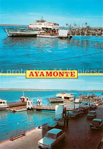 AK / Ansichtskarte Ayamonte_Andalucia_ES Faehranleger Details 