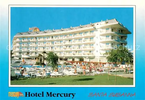 AK / Ansichtskarte Santa_Susanna_Cataluna_ES Hotel Mercury 