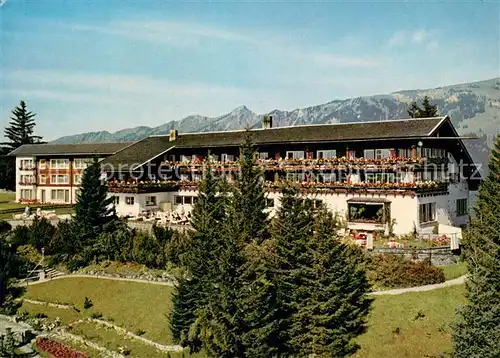 AK / Ansichtskarte Sonthofen_Oberallgaeu Kur und Sporthotel Allgaeuer Berghof Sonthofen Oberallgaeu
