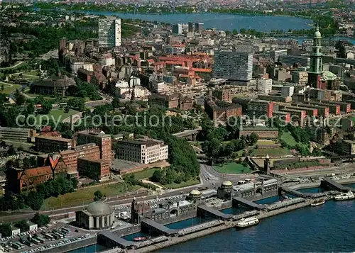 AK / Ansichtskarte Hamburg Fliegeraufnahme Hamburg