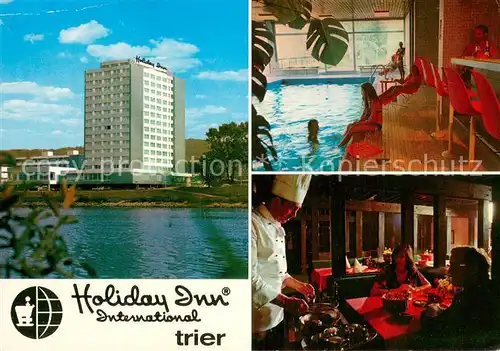 AK / Ansichtskarte Trier Hotel Holiday Inn Restaurant Hallenbad Trier