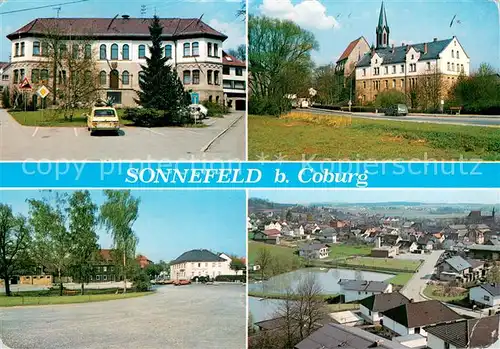 AK / Ansichtskarte Sonnefeld Teilansichten Stadtpanorama Sonnefeld