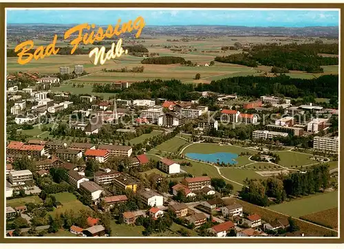 AK / Ansichtskarte Bad_Fuessing Freizeitpark und Kurpark Anlagen der Therme I und II Fliegeraufnahme Bad_Fuessing