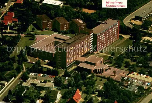 AK / Ansichtskarte Schnelsen_Hamburg Albertinen Krankenhaus Fliegeraufnahme Schnelsen Hamburg