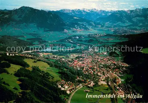 AK / Ansichtskarte Immenstadt_Allgaeu Fliegeraufnahme Immenstadt_Allgaeu
