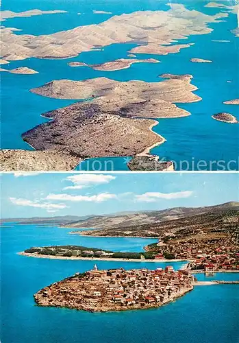 AK / Ansichtskarte Primosten_Croatia Kornati Fliegeraufnahmen 