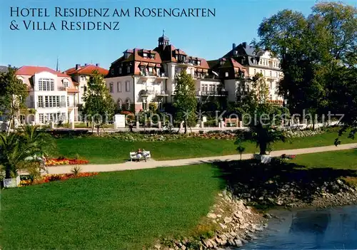 AK / Ansichtskarte Bad_Kissingen Hotel Residenz am Rosengarten und Villa Residenz Bad_Kissingen