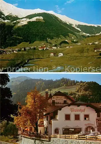 AK / Ansichtskarte St_Leonhard__San_Leonardo_Passeier_IT Fliegeraufnahme Gasthof Tirolerhof Sonnenhof 