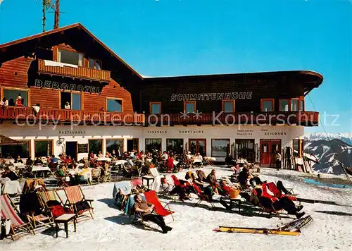 AK / Ansichtskarte Zell_See_AT Berghotel Schmittenhoehe Sonnenterrasse 