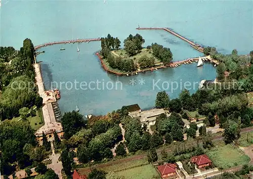 AK / Ansichtskarte Balatonfoeldvar Fliegeraufnahme Balatonfoeldvar