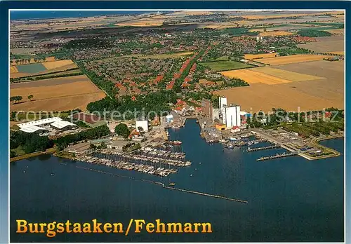 AK / Ansichtskarte Burgstaaken_Insel_Fehmarn Fliegeraufnahme 