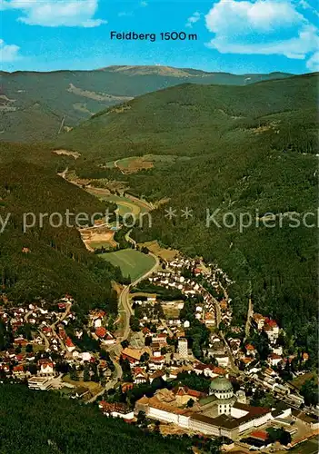 AK / Ansichtskarte St_Blasien Fliegeraufnahme mit Feldberg St_Blasien