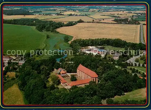 AK / Ansichtskarte Groemitz_Ostseebad Kloster Cismar Fliegeraufnahme Groemitz_Ostseebad