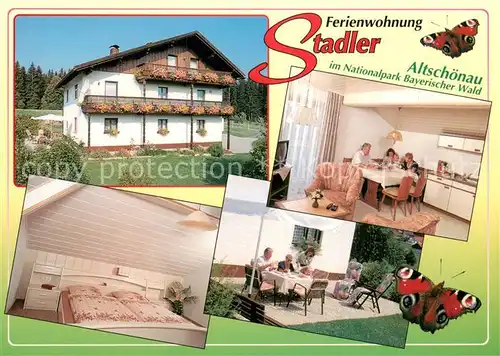 AK / Ansichtskarte Altschoenau Ferienwohnung Stadler Zimmer Appartement Terrasse Altschoenau