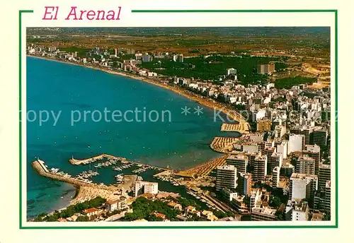 AK / Ansichtskarte El_Arenal_Mallorca_ES Fliegeraufnahme 