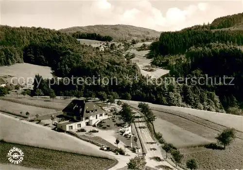 AK / Ansichtskarte Ottoschwanden Passhoehenhotel Pflingsteck Fliegeraufnahme Ottoschwanden