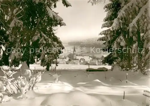 AK / Ansichtskarte Schoenwald_Schwarzwald Winterpanorama Schoenwald Schwarzwald